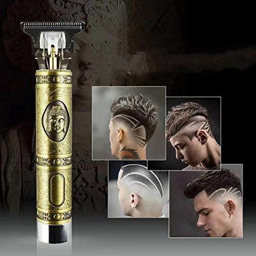 Hair Trimmer For Men Buddha Style  hair Trimming Machine (Golden)