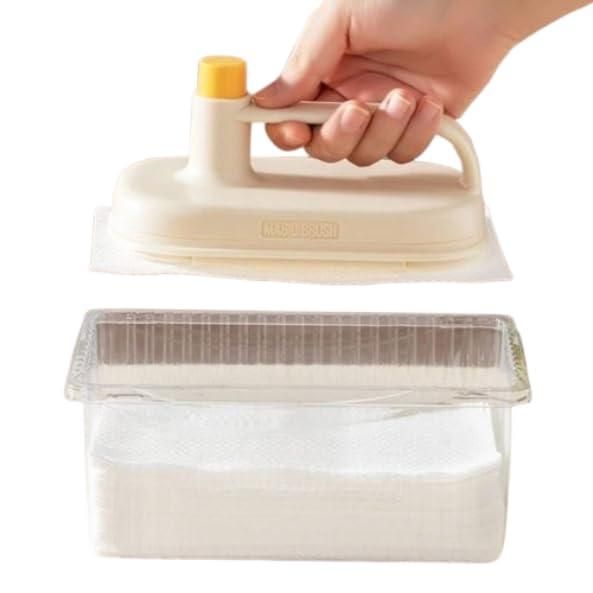 Disposable Magic Wipes Cleaning Brush with Handle