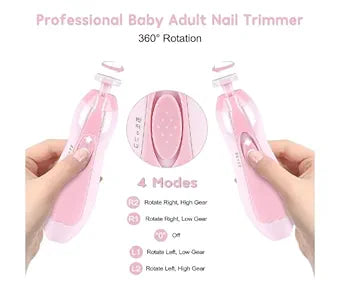 Electric Nail Trimmer for Baby, Baby Nail Trimmer, Baby Nail Cutter, Nail Trimmer for New Born Baby, Kids Nail Cutter with Light